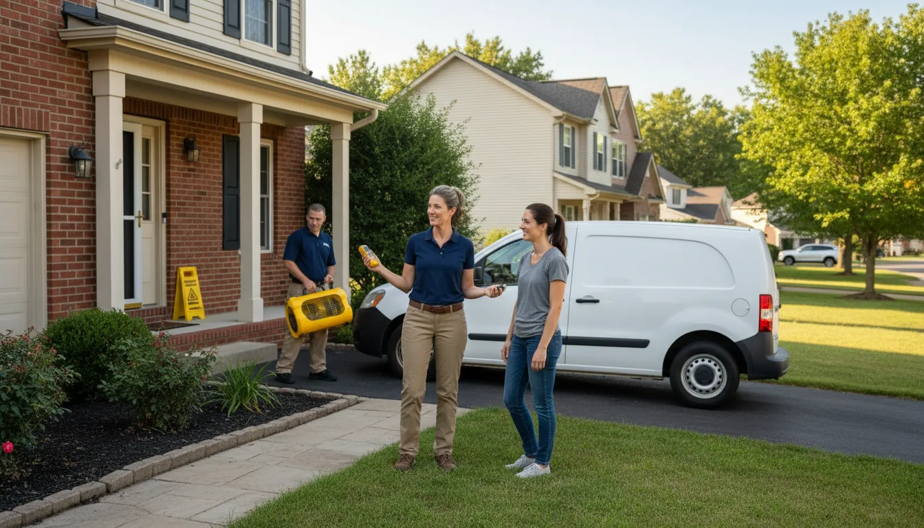 Water restoration image for Home Water Damage Repair in North Bloomfield, OH